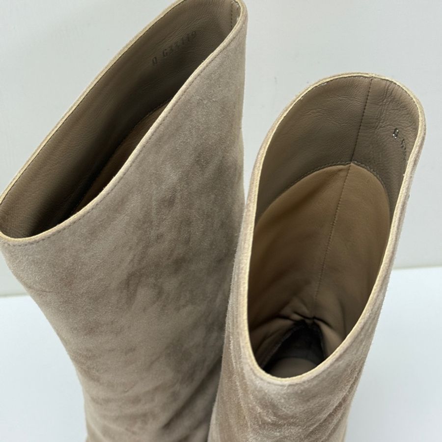 Chanel 拼接麂皮長靴-9