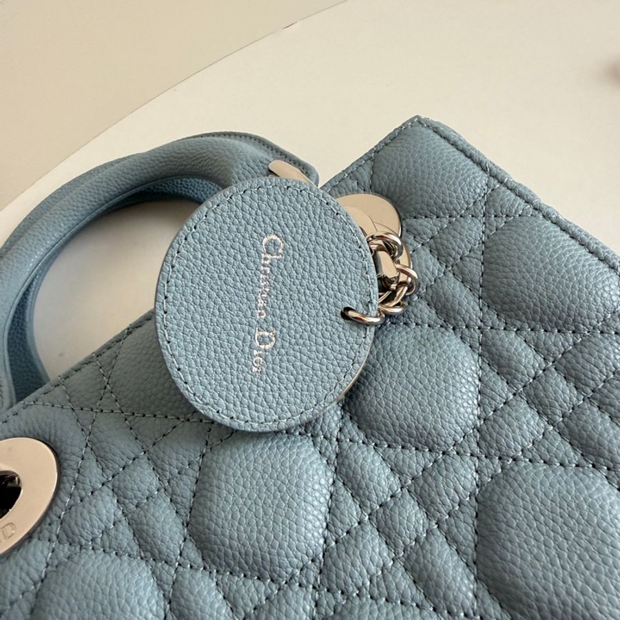 Lady Dior 黛紀包 小型包款 莫蘭迪藍-9