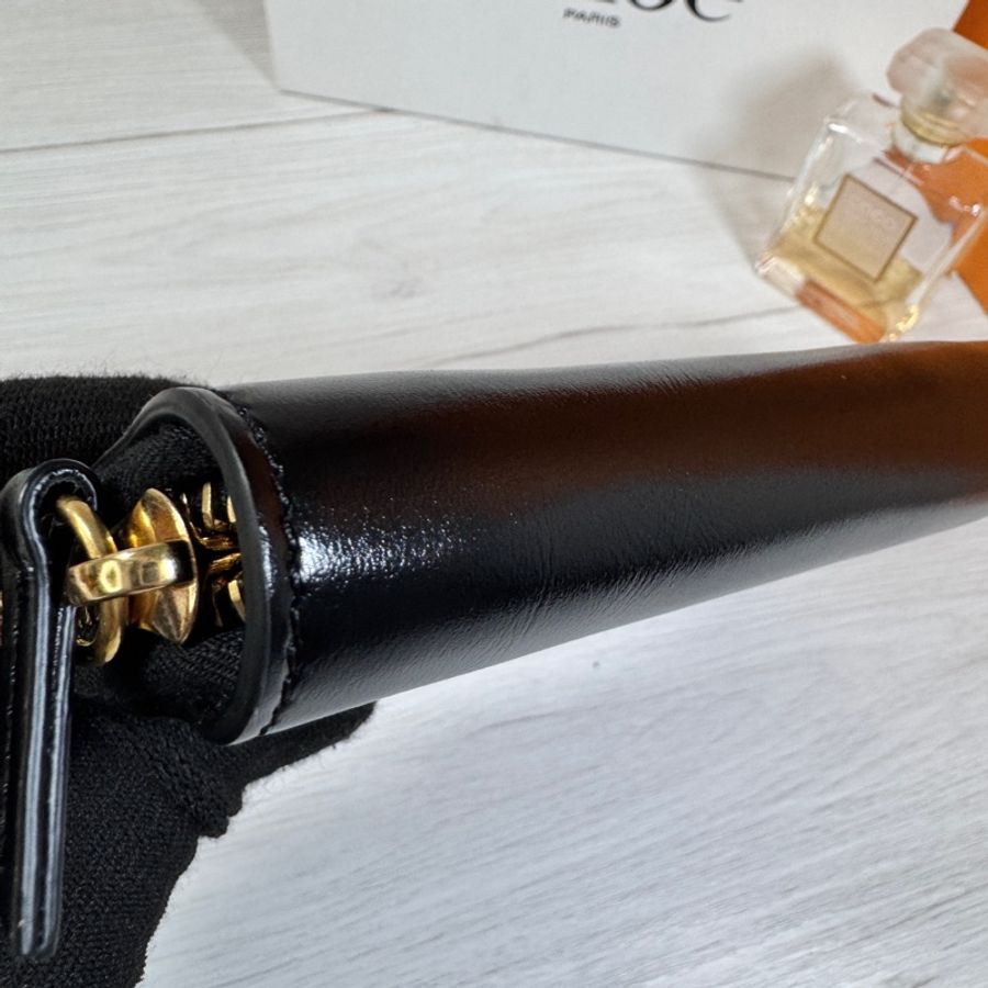 Chloe 🔥草寫字様 拉鍊長夾-15