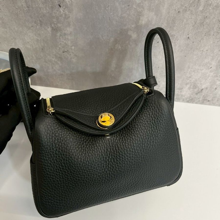 Hermes Mini Lindy 二代 黑金-0
