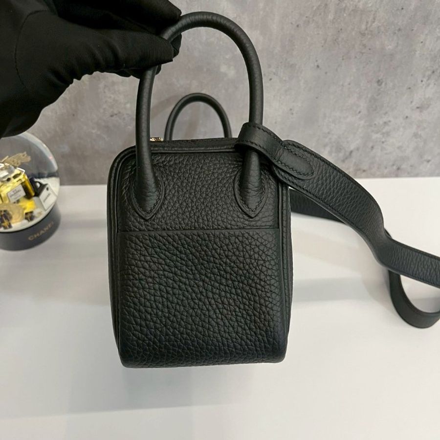 Hermes Mini Lindy 二代 黑金-2