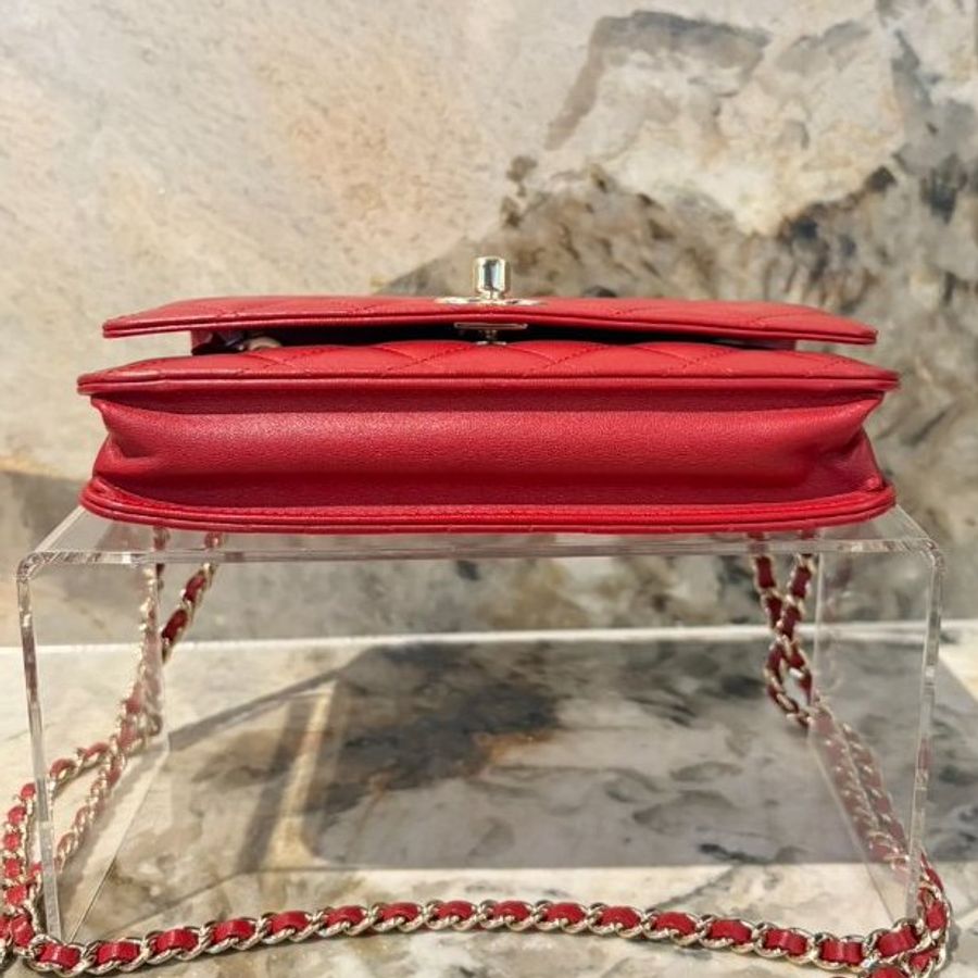 CHANEL紅色TRENDY CC WOC-4