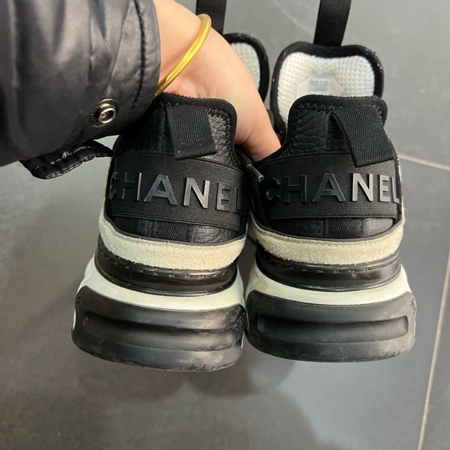 97新 香奈兒Chanel 熊貓黑白配色黑標37.5碼-12