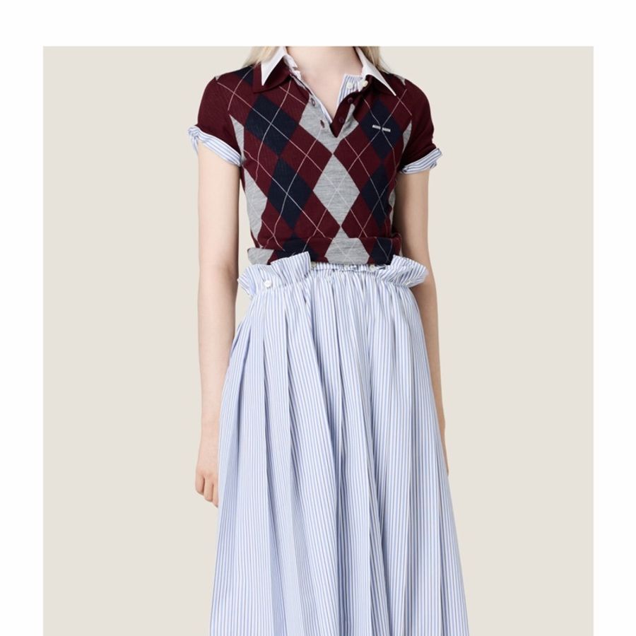 Miu Miu 女士 羊毛Polo毛衣IT-36 IT-38 IT-40 IT-42 IT-44碼-5