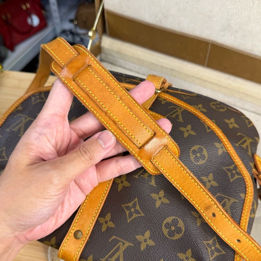 Louis Vuitton 老花Saumur雙馬鞍/雙子星🤎中古夯款-16