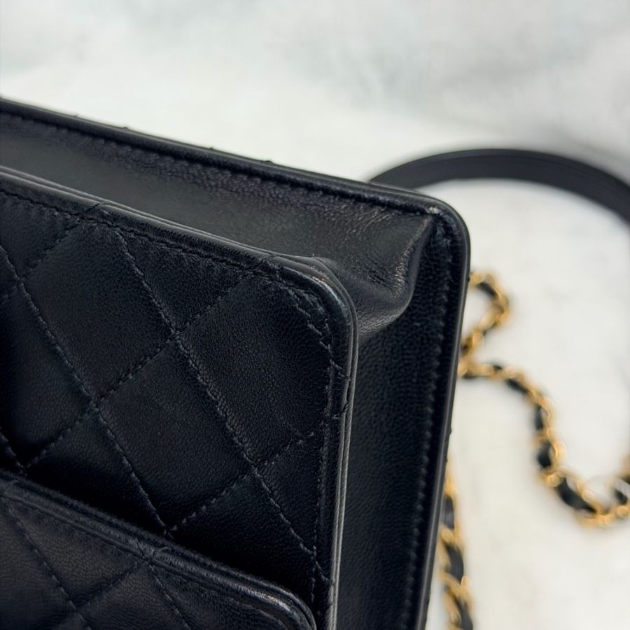 CHANEL Chic Pearl Flap Bag 珍珠牛皮翻蓋單肩斜背包 XC145-36