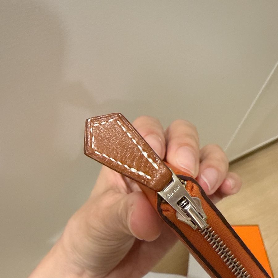 全新愛馬仕hermes 絲巾短夾錢包 稀有色-8