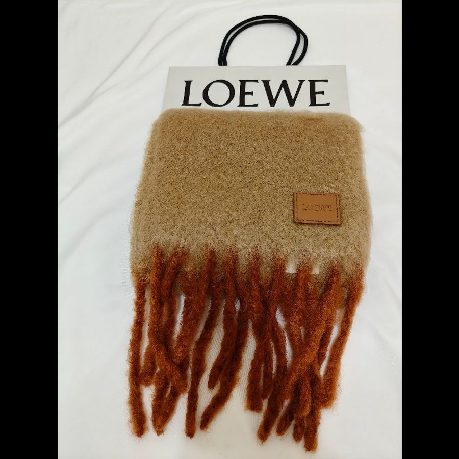 全新正品 loewe mohair圍巾-1