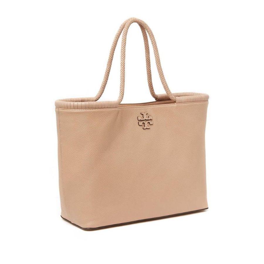 【TORY BURCH】編織揹帶托特包-卡其色-4
