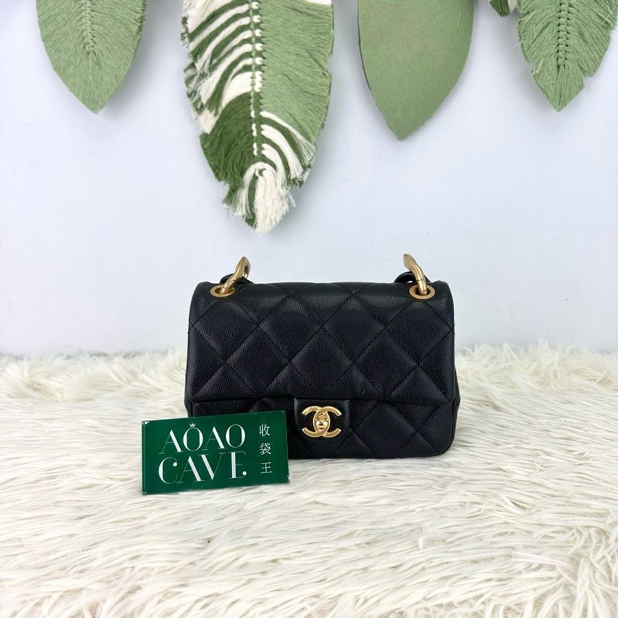 CHANEL 24p Funky Match 黑金荔枝皮 晶片款-0