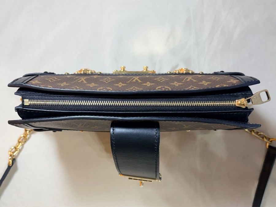 ‼️全台最甜 芯片款 LV 路易威登 Louis Vuitton 雙色老花拼色軟盒子包 肩背/斜背包-5