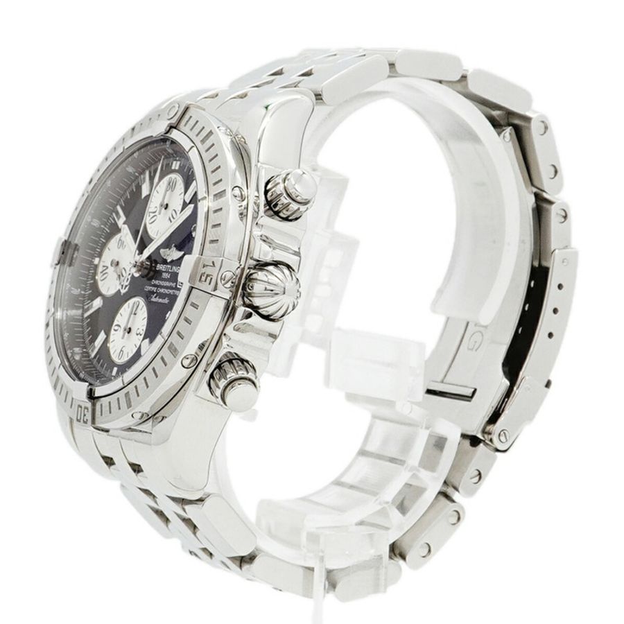 百年靈 Chronomat Evolution A13356 黑色錶盤男士腕錶-1