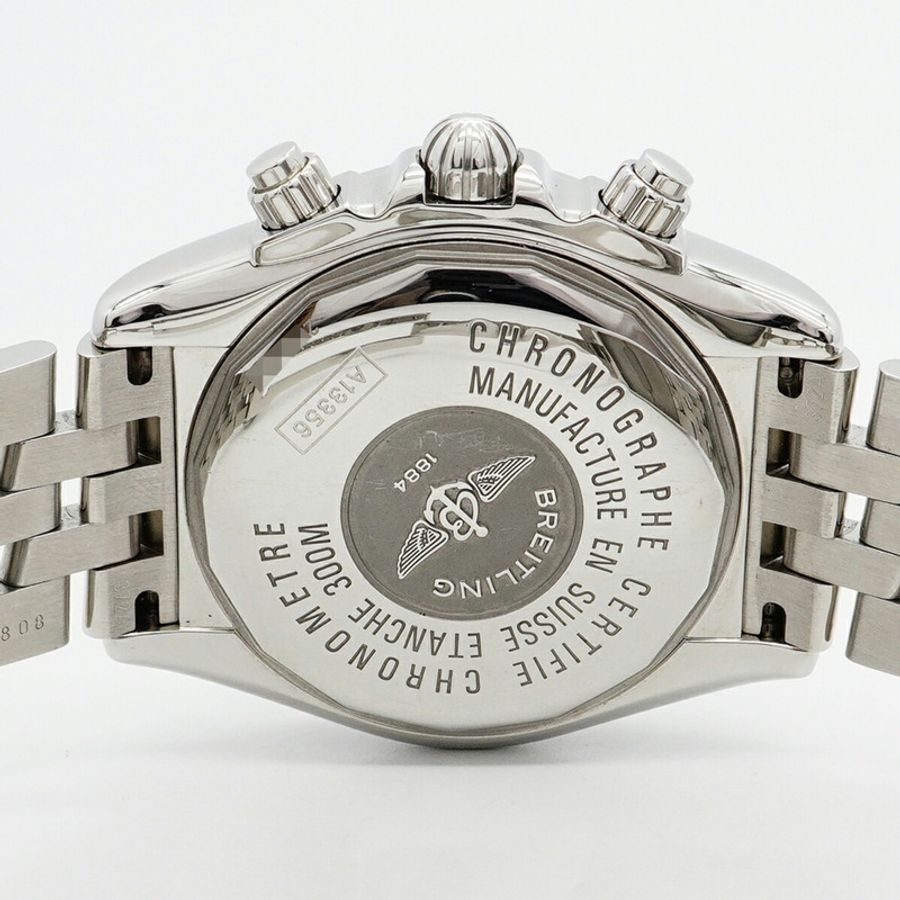 百年靈 Chronomat Evolution A13356 黑色錶盤男士腕錶-4