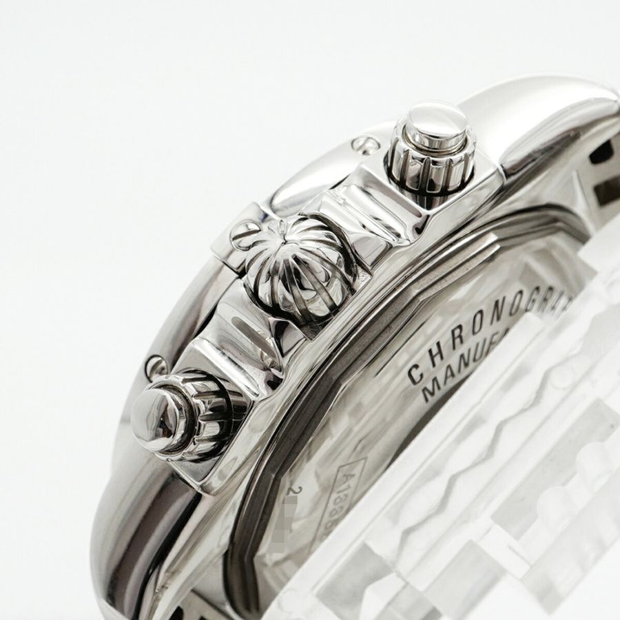 百年靈 Chronomat Evolution A13356 黑色錶盤男士腕錶-8