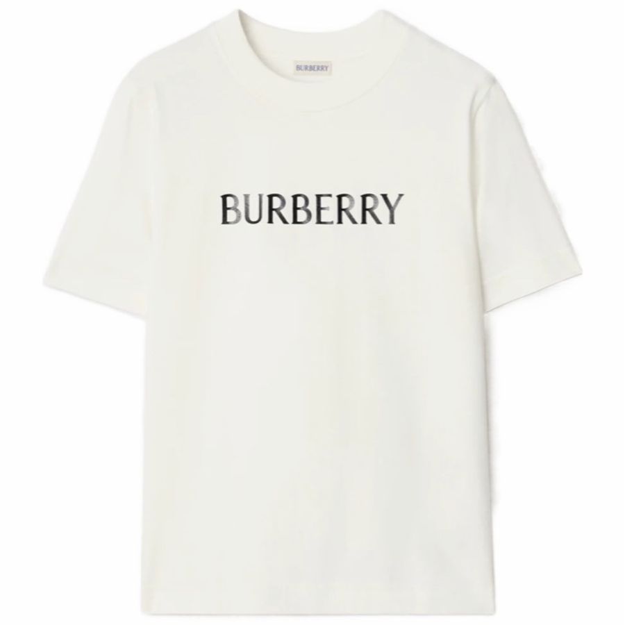Burberry 女士 徽標 T 恤XXS XS S M L XL XXL碼-0