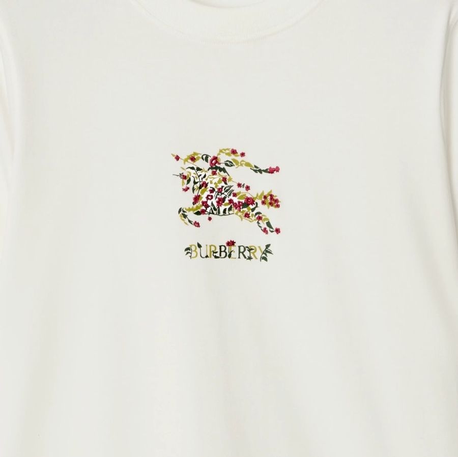 Burberry 女士 EKD純棉花卉T恤XXS XS S M L XL碼-1