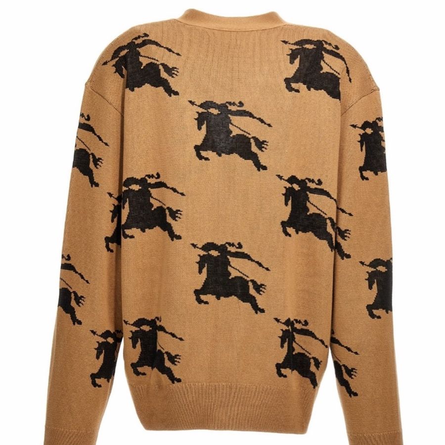 Burberry 女士 徽標針織開衫XS S M L XL-1