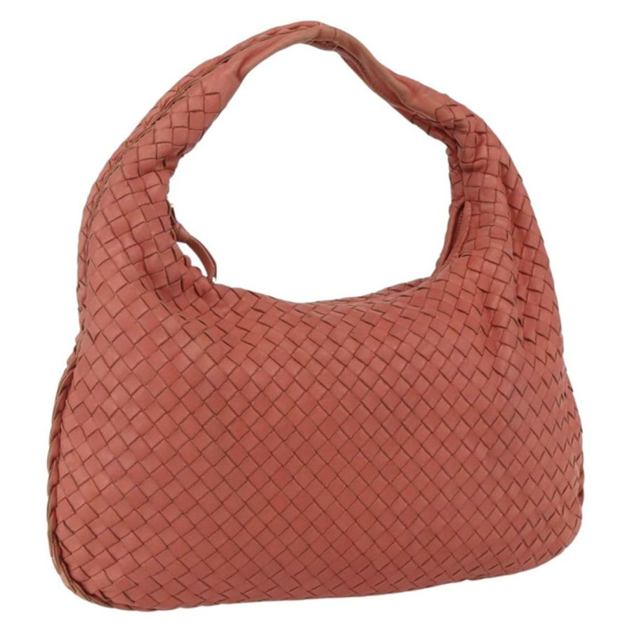 【日本直送】BOTTEGA VENETA INTRECCIATO 流浪漢單肩包皮革奧特萊斯粉紅正品 fm5096-0