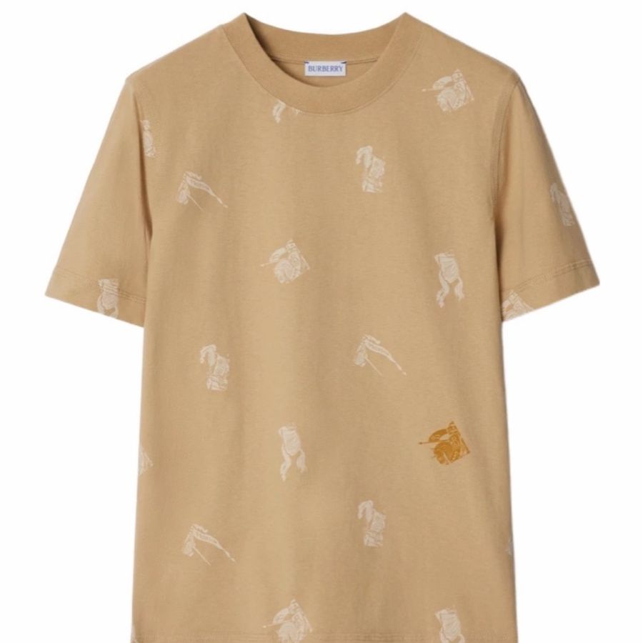 Burberry 女士 徽標圖案T恤XXS XS S M L XL碼-0