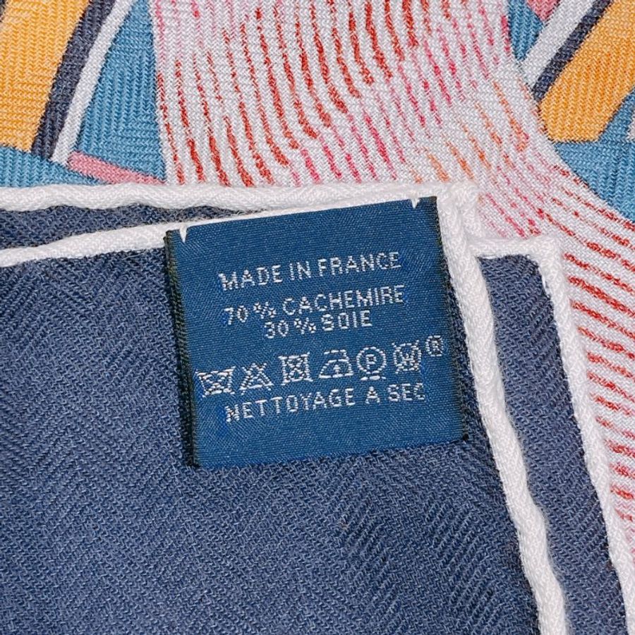 MS0579 Hermes愛馬仕 大方巾 La Selle Imaginaire Shawl Scarf 140 X 140 cm-8