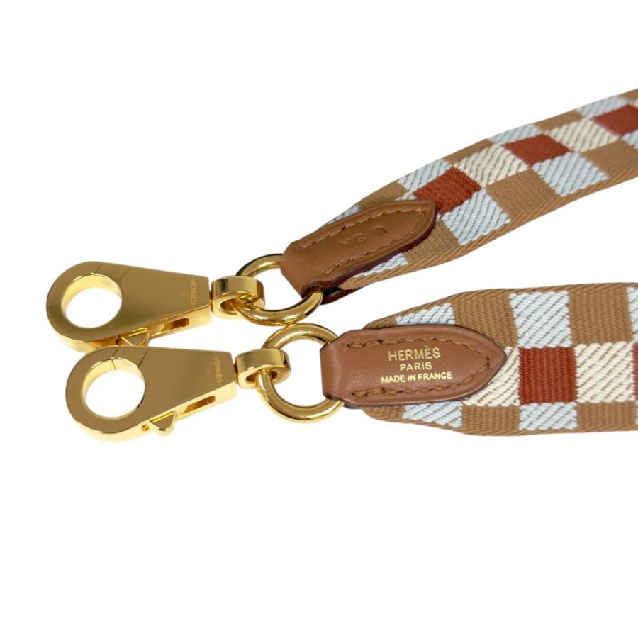 HERMES Maxi Quadrille 肩帶 25 mm-8