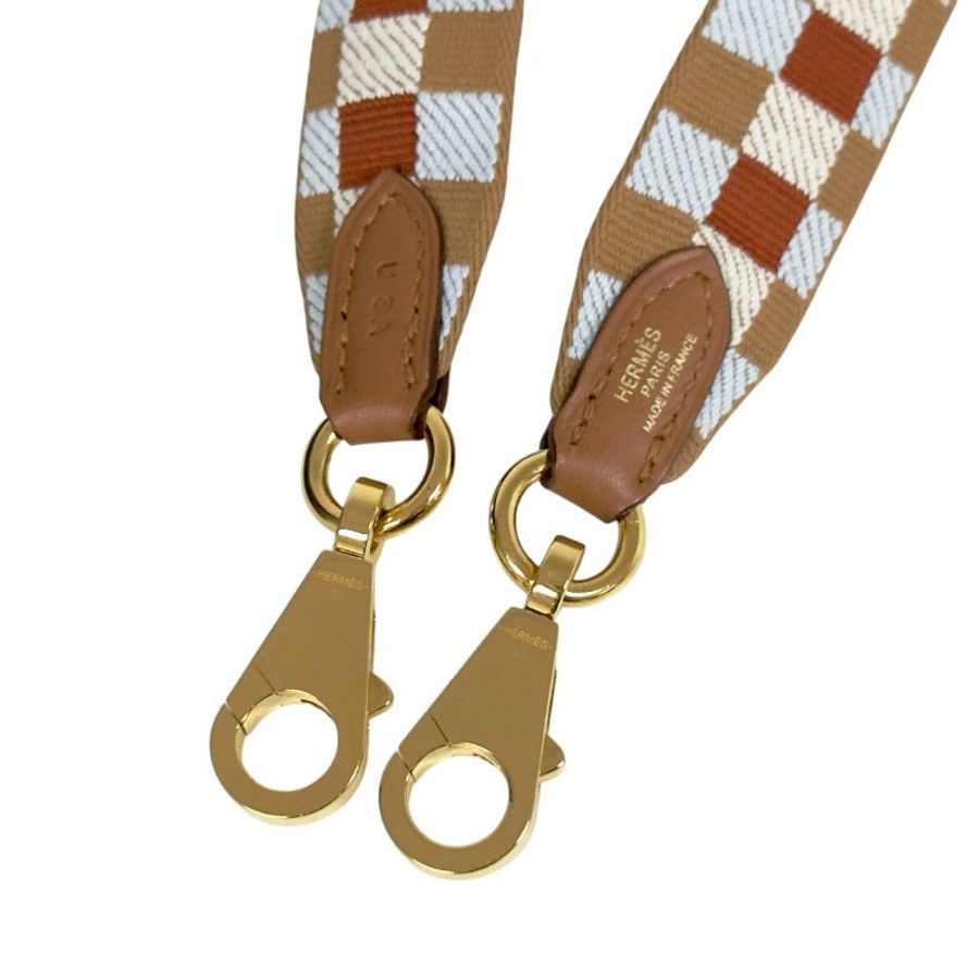 HERMES Maxi Quadrille 肩帶 25 mm-10
