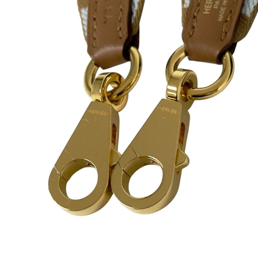 HERMES Maxi Quadrille 肩帶 25 mm-12