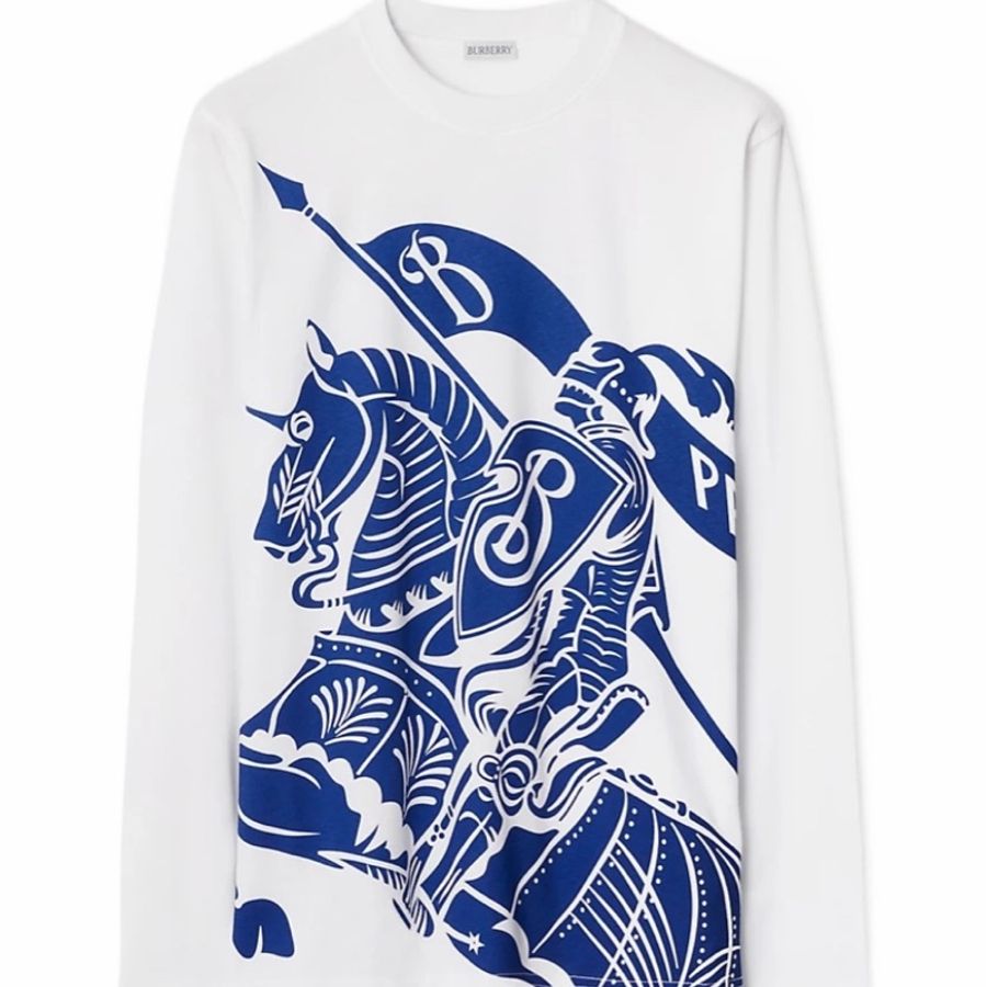 Burberry 女士 EKD 印花長袖T恤XS S M L碼-0
