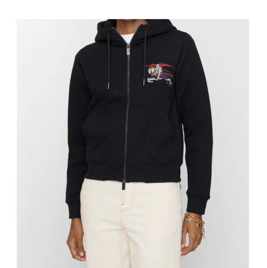 Burberry 女士 拉鍊連帽衫XS S M L碼-4