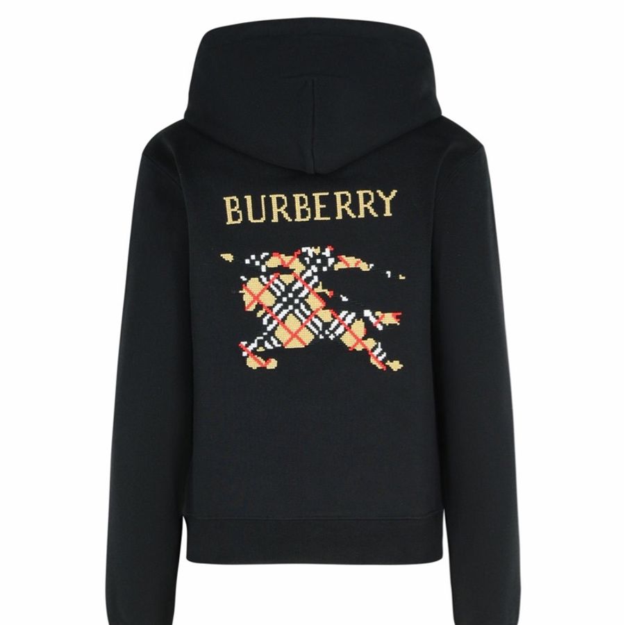 Burberry 女士 抽繩連帽衛衣XS S M L XL碼-2