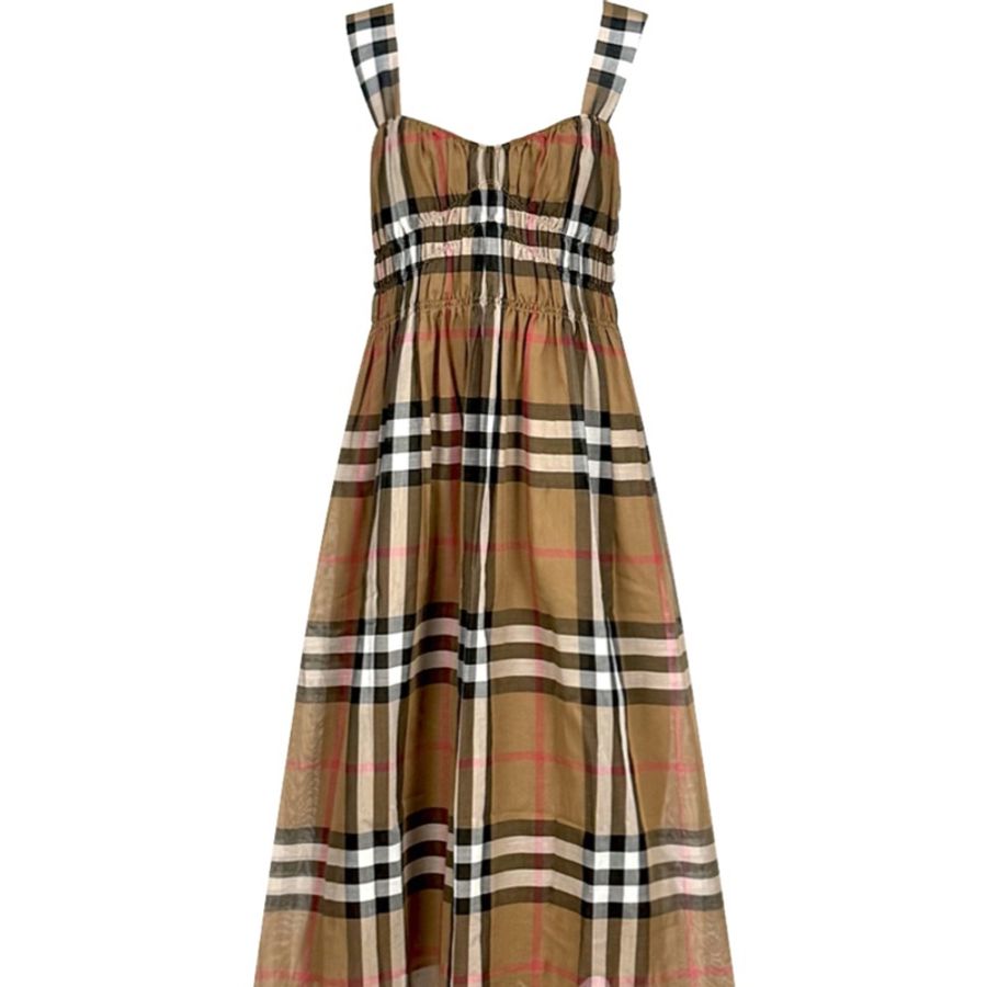 Burberry 女士 格子連衣裙UK-4 UK-6 UK-8 UK-10 UK-12 UK-14 UK-16碼-4