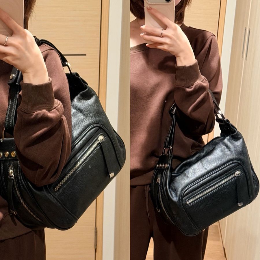 全新✨個人珍藏❤️Tod’s MERCER leather bag 100%真皮 多口袋肩背包、手提包、小托特-1