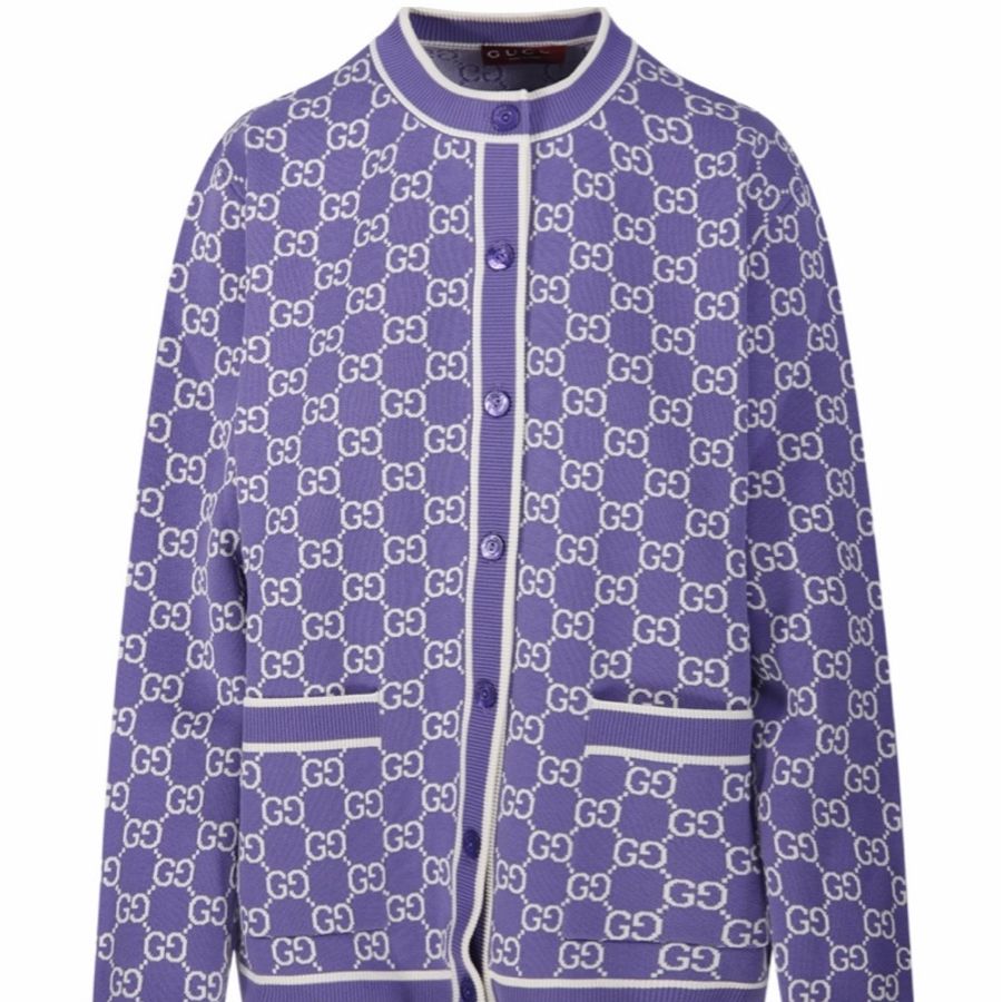 Gucci 女士 長袖針織開衫XS S M L碼-0