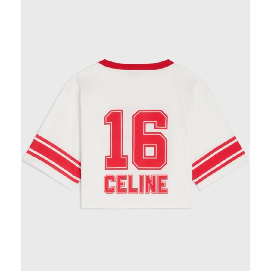 Celine 女士 圓領短袖T恤XS S M L碼-3