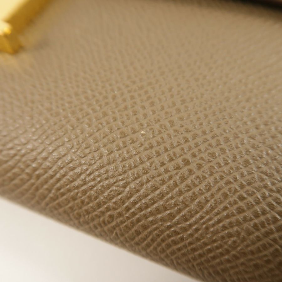 HERMES Epsom皮革Constance To Go金扣肩背袋Etoupe-18