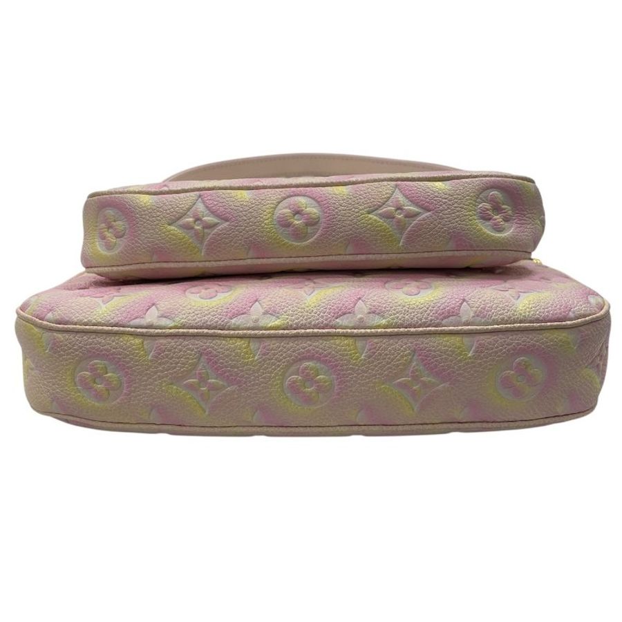 LOUIS VUITTON 路易威登 M46093 MULTI POCHETTE ACCESSOIRES 二合一麻將包 皮革 粉色 金釦-5