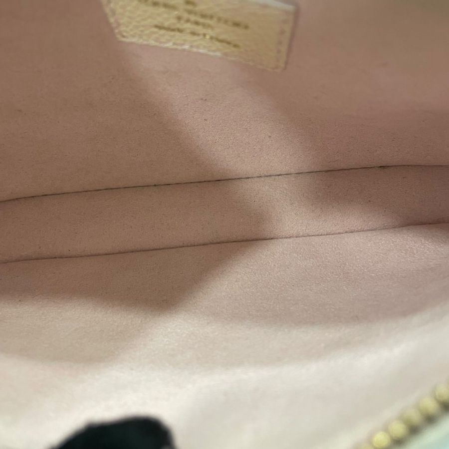 LOUIS VUITTON 路易威登 M46093 MULTI POCHETTE ACCESSOIRES 二合一麻將包 皮革 粉色 金釦-13