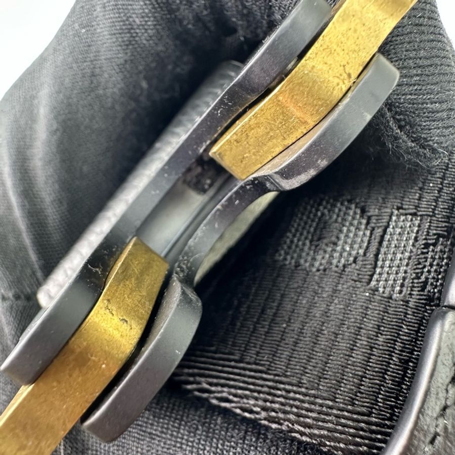 DIOR Homme Saddle 黑色真皮馬鞍包-12