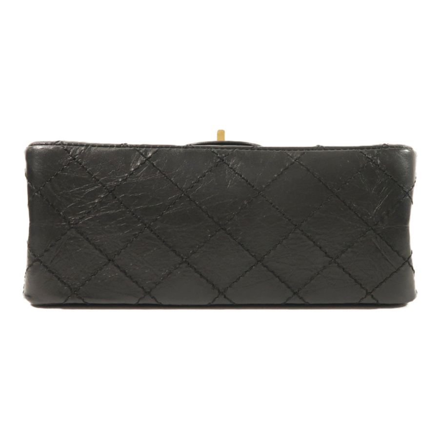 CHANEL 牛皮皮革2.55 Mini金扣鏈帶肩背袋-3