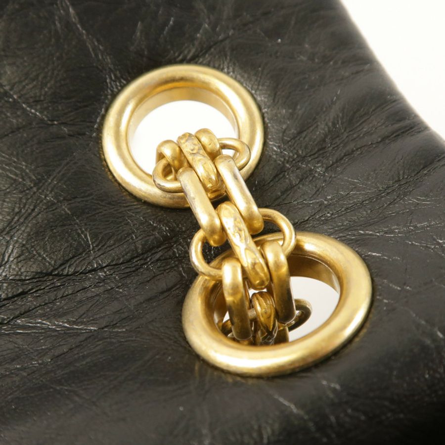 CHANEL 牛皮皮革2.55 Mini金扣鏈帶肩背袋-14