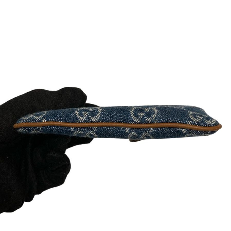 GUCCI 古馳 819113 零錢/鑰匙包 牛仔-3
