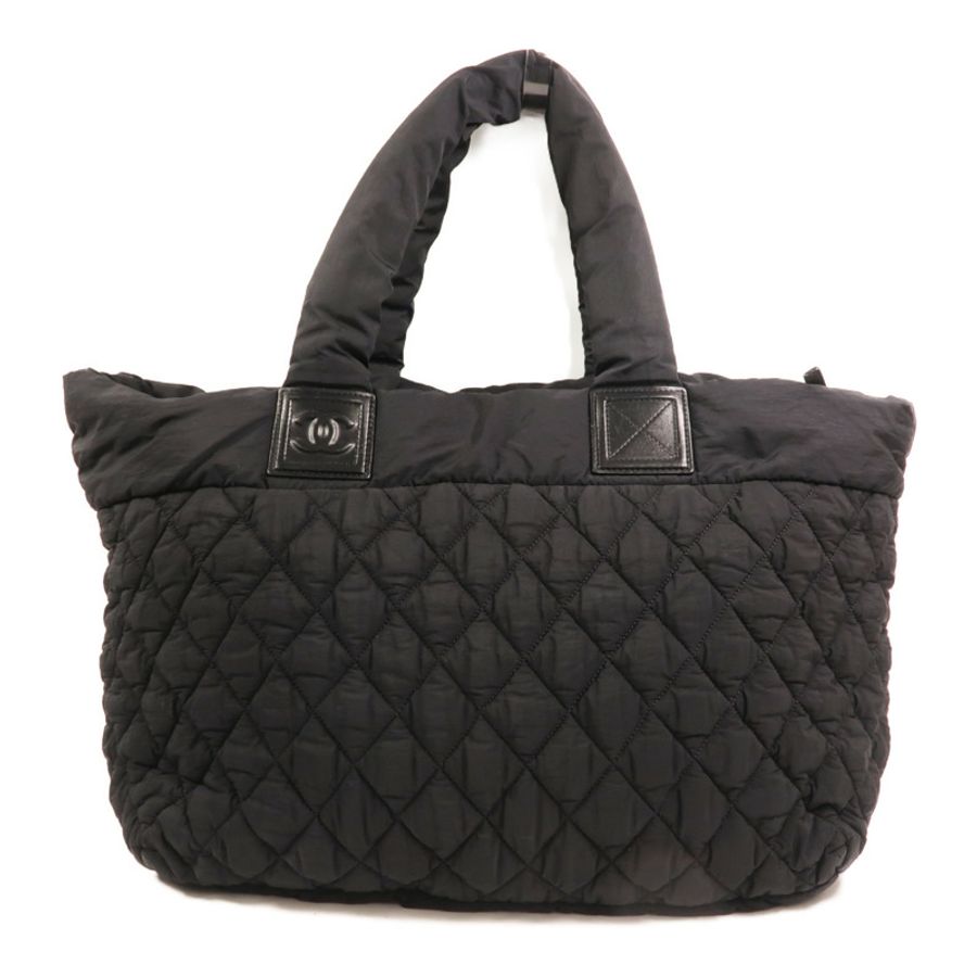 CHANEL 尼龍Coco Cocoon銀扣手挽袋-1