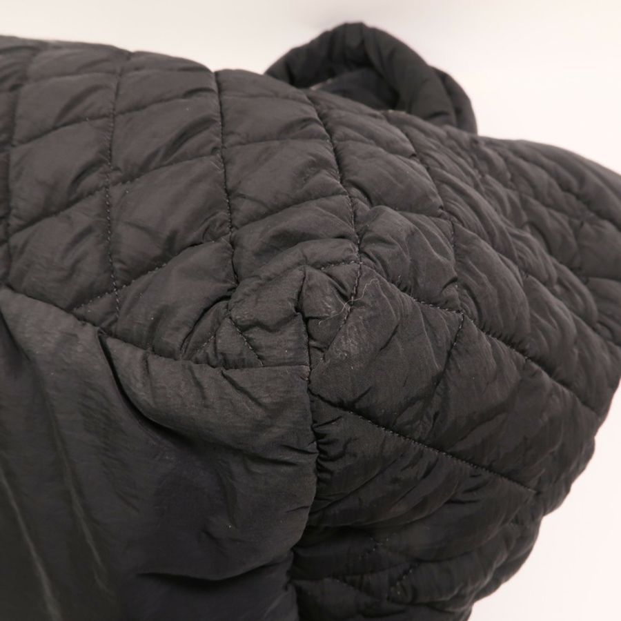 CHANEL 尼龍Coco Cocoon銀扣手挽袋-11