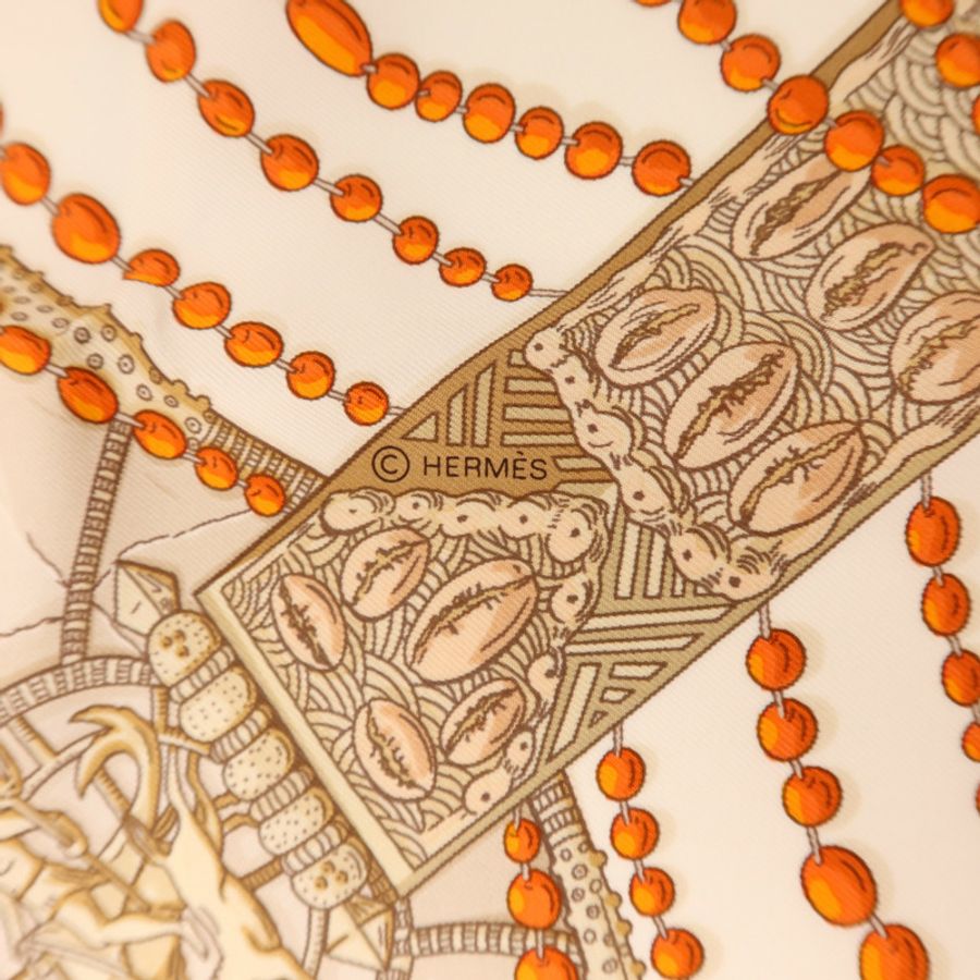HERMES 絲質Scarf 90x90絲巾-7