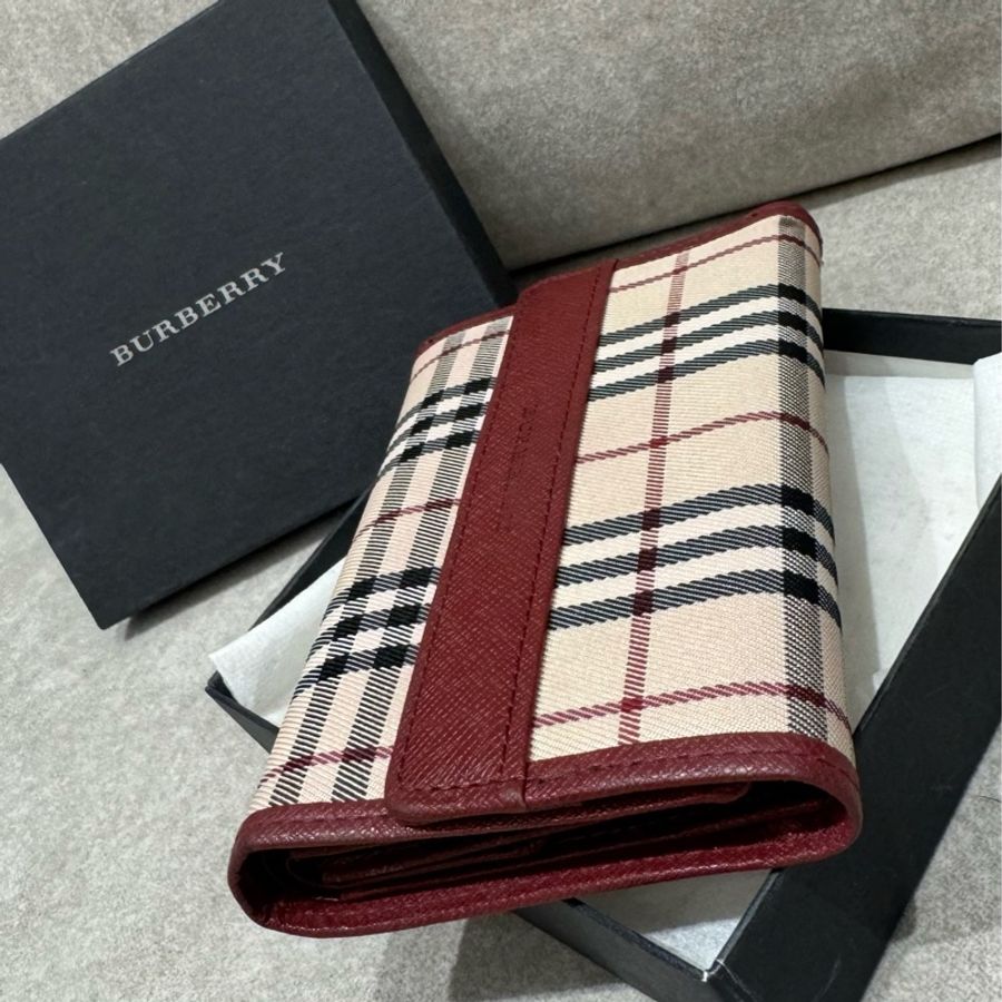 Burberry Nova 格紋三折短夾-5