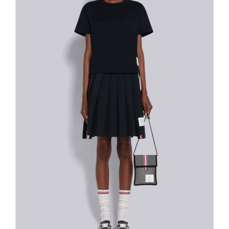 Thom Browne 女士 寬松圓領短袖T恤IT-40 IT-42 IT-44碼-5