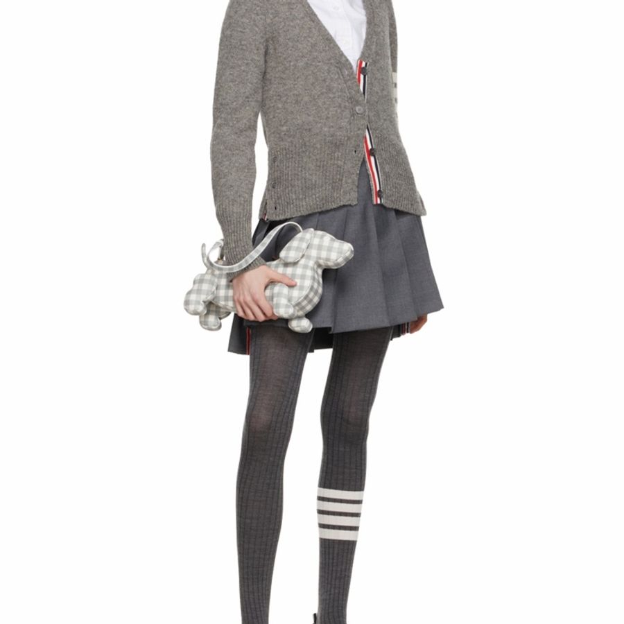 Thom Browne 女士 徽標半身裙IT-38 IT-40 IT-42碼-5
