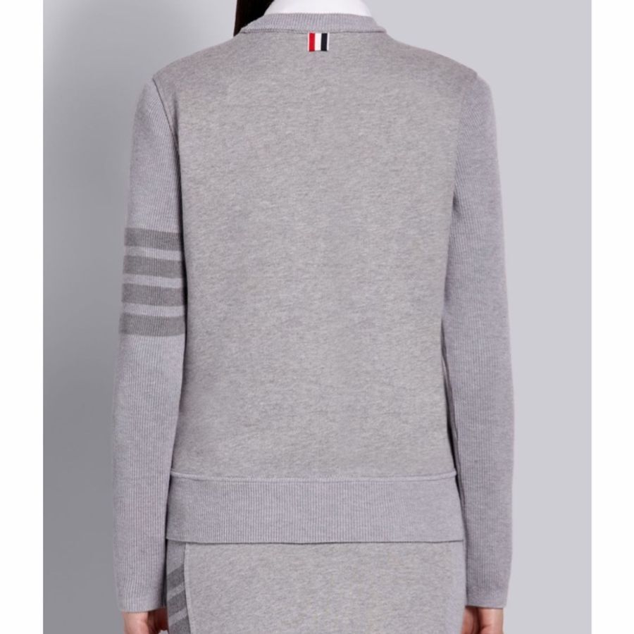 Thom Browne 女士 四條紋圓領套衫IT-38碼-3