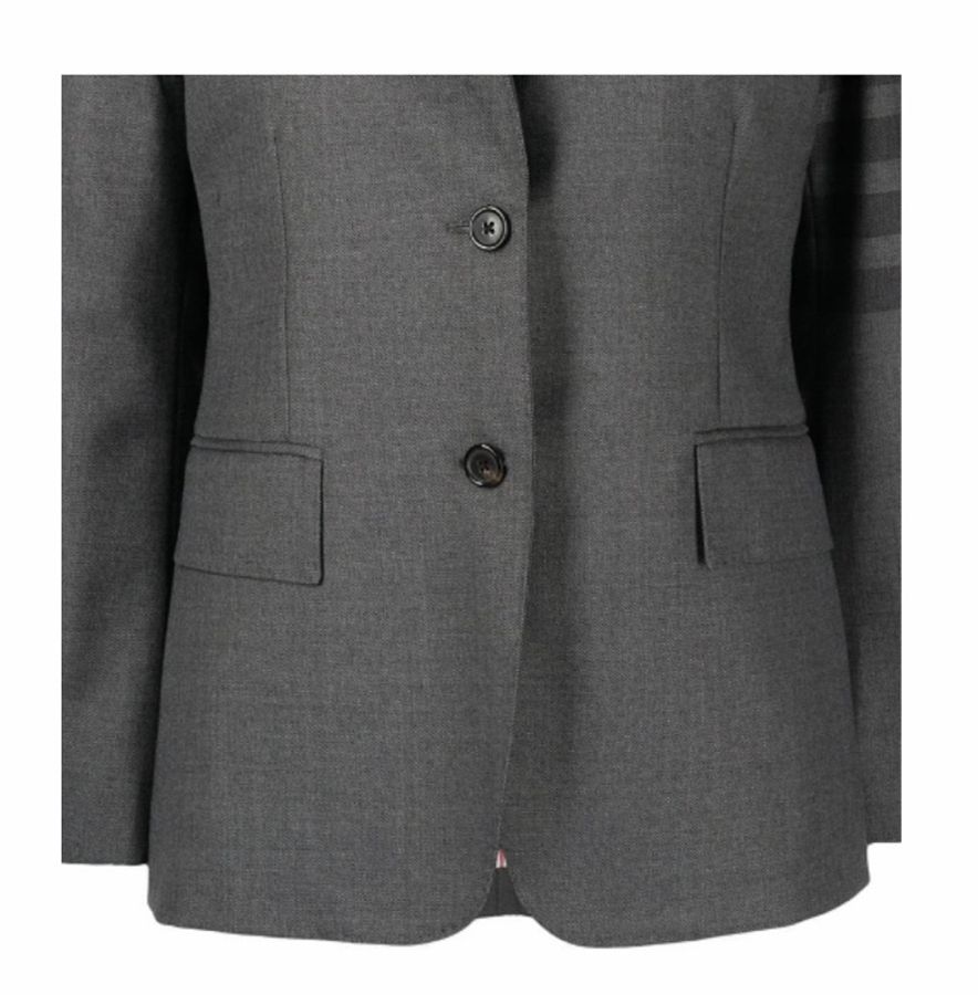 Thom Browne 女士 四條紋長袖翻領西裝外套IT-36 IT-38 IT-40 IT-42 IT-44碼-2
