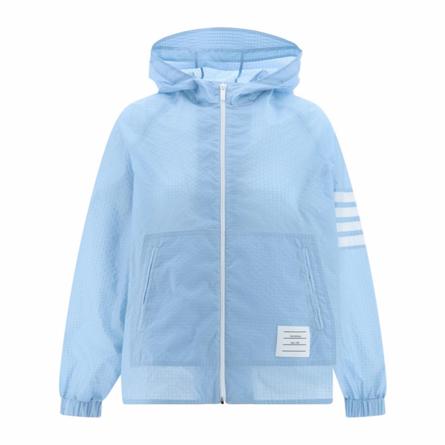 Thom Browne 女士 四條紋裝飾夾克IT-36 IT-38 IT-40 IT-42碼-0